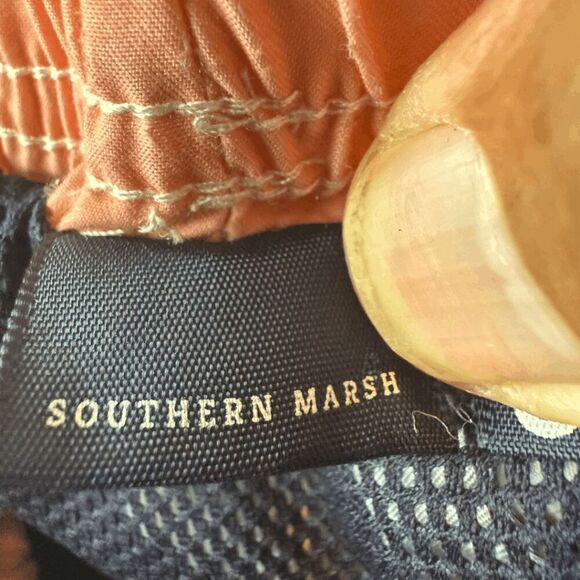 Southern Marsh Men's Dockside Drawstring Mesh Lined Swim Trunks Multicolor Small - Picture 3 of 9